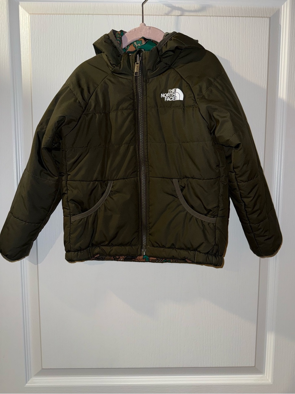 The North Face kids reversible jacket